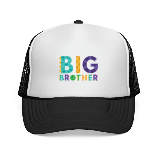 Big Brother Boy Dino Lover Trucker Caps