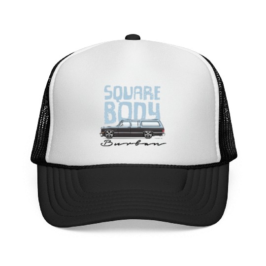 square body Light Blue Trucker Caps