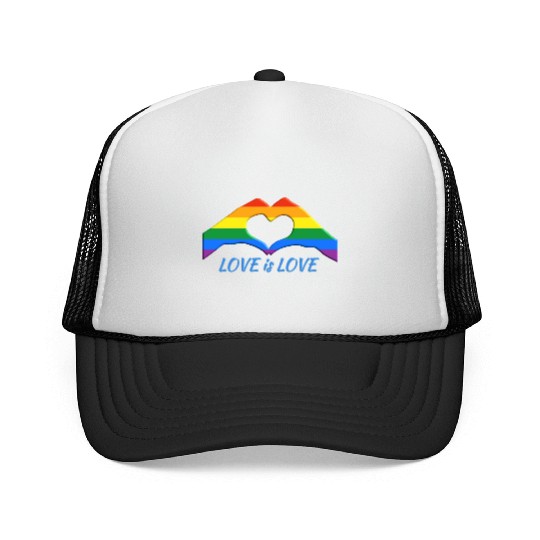Love is Love 2 Trucker Caps