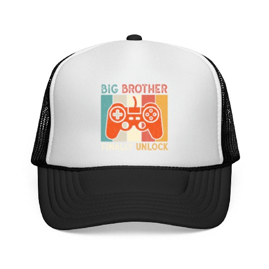 Big Brother Finally Big Bro Gamer Promoted Son Trucker Caps