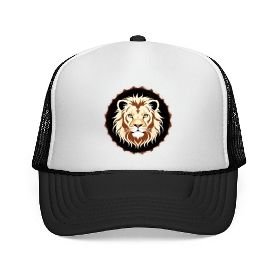 Royal Cartoon Lion - King of the Jungle 20 Trucker Caps