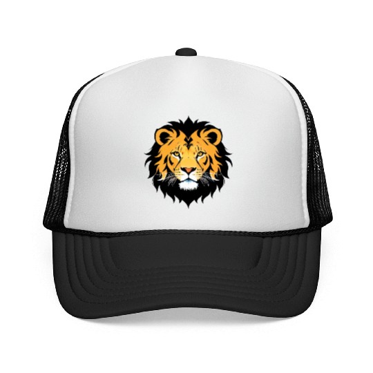 Royal Cartoon Lion - King of the Jungle 16 Trucker Caps