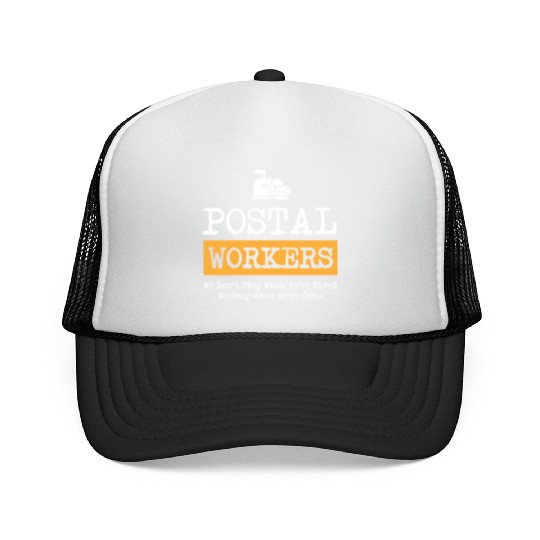 Postal Worker, postal worker, mailman, postman Trucker Caps
