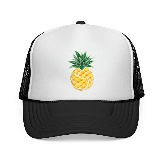 Funny Pineapple Volleyball Trucker Caps