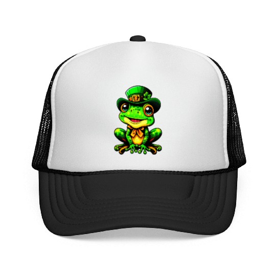 The Magical St. Patrick's Day Frog Trucker Caps