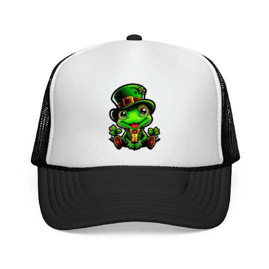 Frog Spells On St. Patrick's Day Trucker Caps