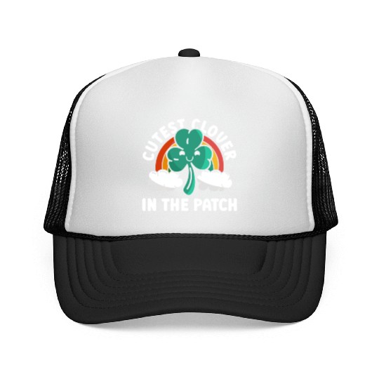 Cutest Clover In The Patch - St Patricks Day Irish Trucker Caps