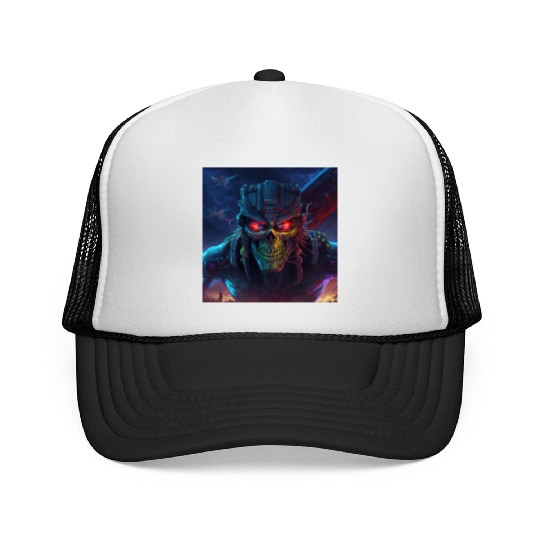 ZOMBIE IRON MAIDEN (version 11) Trucker Caps