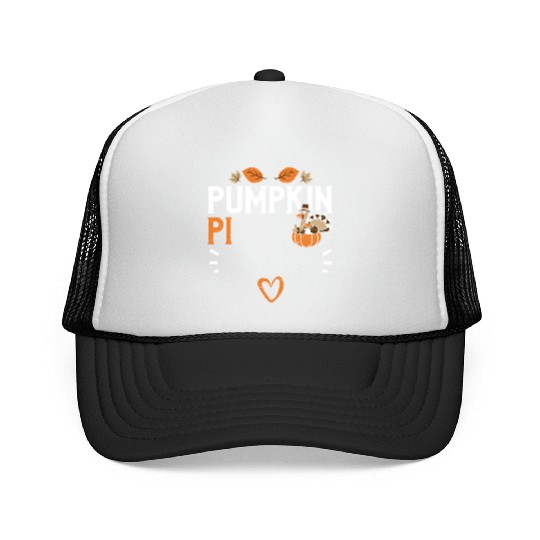 Pumpkin Pi - Thanksgiving Trucker Caps