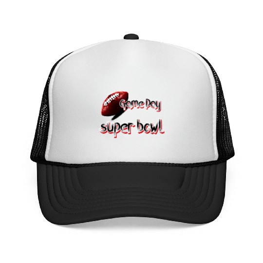 super bowl sunday Trucker Caps