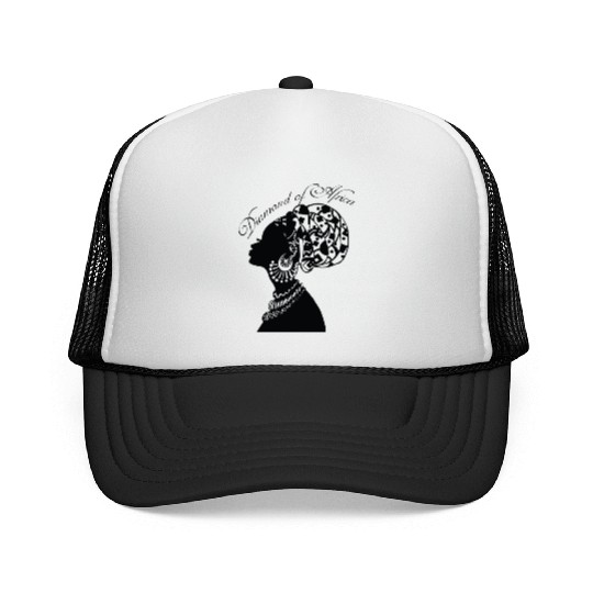 Diamond of Africa black power Trucker Caps