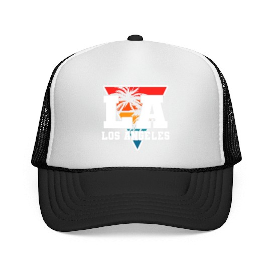 Los Angeles LA California Gift Trucker Caps