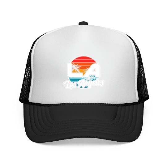 Los Angeles LA California Gift Trucker Caps