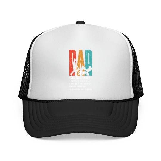 Vintage Dad Tax Definition Men Funny Father's Day Trucker Caps