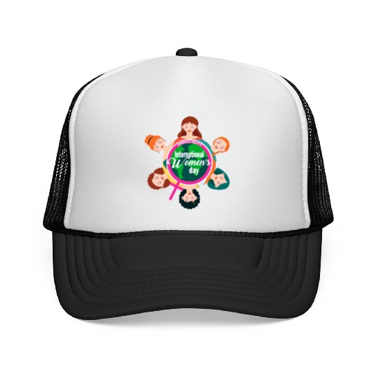 International Women's Day Theme 2023 Embrace Equit Trucker Caps