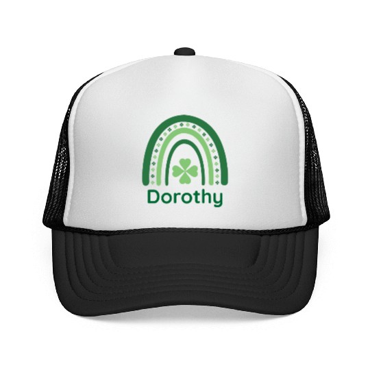 Dorothy Clover Charm Boho Rainbow Trucker Caps