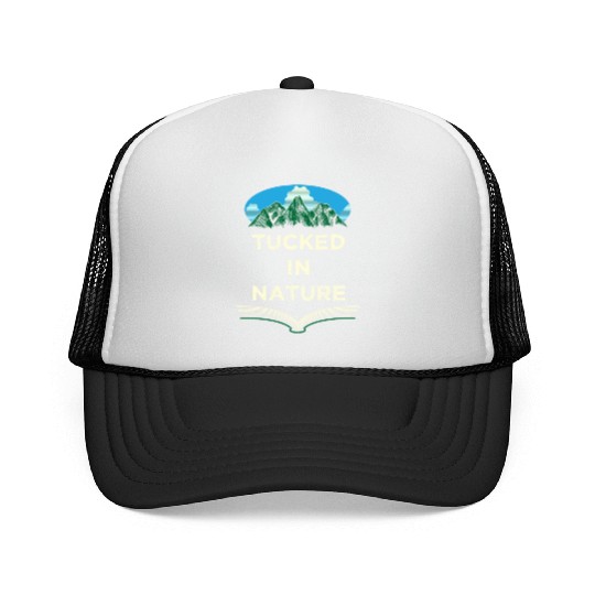 Tucked in Nature Camping Wildlife Camper Outdoor H Trucker Caps