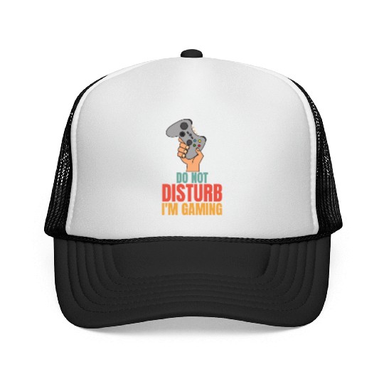 Do Not Disturb Im Gaming Trucker Caps - Perfect for Dad