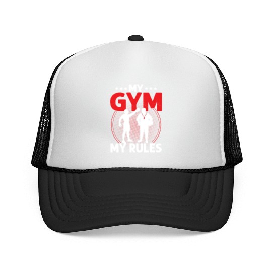 My Gym My Rules Physical Education School Trucker Caps