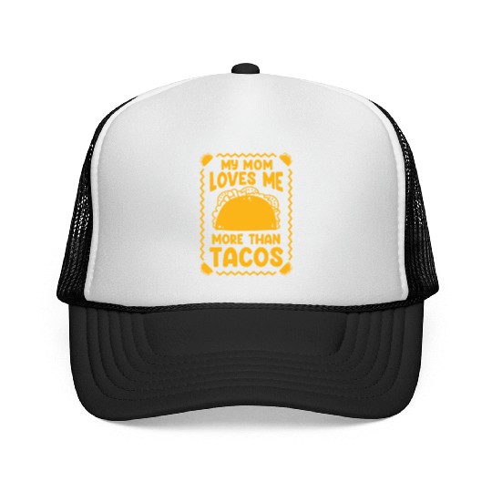 Tacos Mexican Foodie Burrito Nacho Trucker Caps