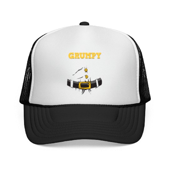 Grumpy Santa Claus - Ugly Christmas Trucker Caps