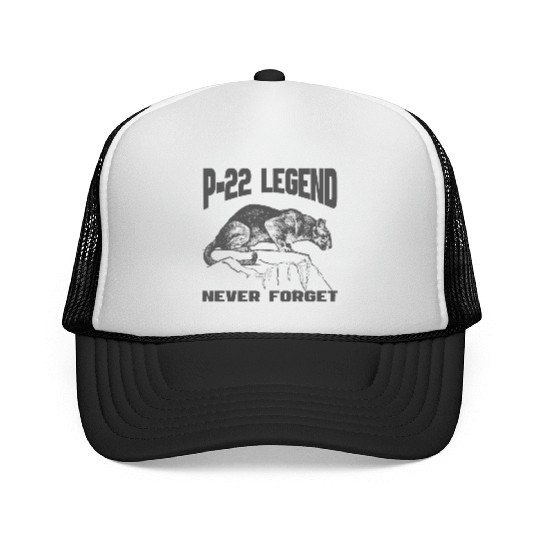 P22 MOUNTAIN LION SILVER LAKE NEVER FORGET Trucker Caps