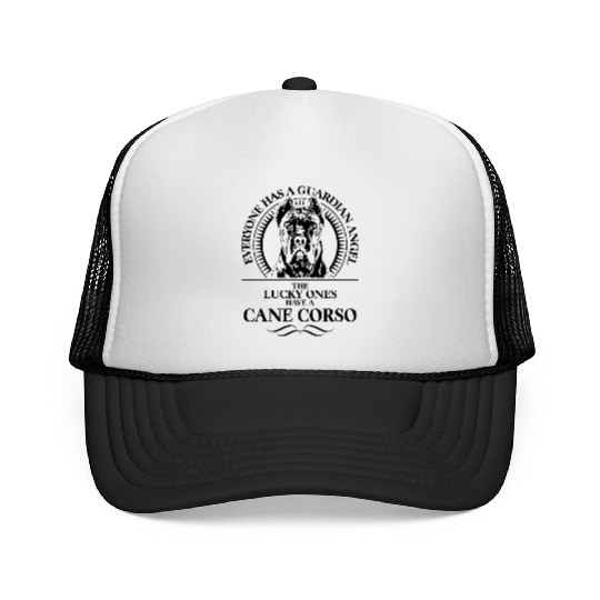 Proud Cane Corso Guardian Angel dog quote Trucker Caps