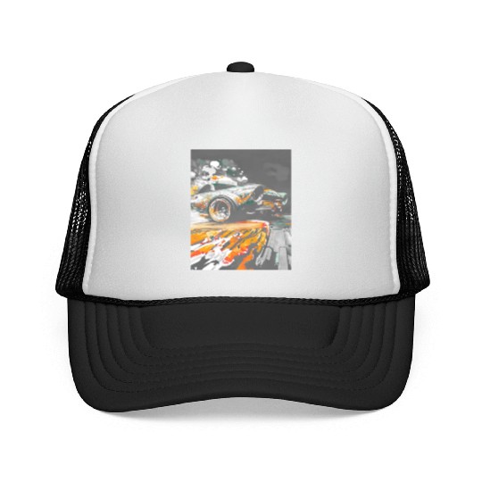 Car Muscle Car Vintage Retro classic car Trucker Caps