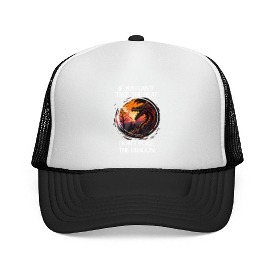 Mythical Creature Dragons Gift Men Dragon for a Trucker Caps