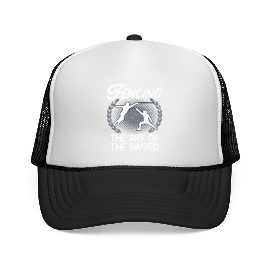 Fencing The Art Of The Sword Fencer Trucker Caps