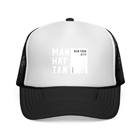 MANHATTAN NYC USA Urban Street Trucker Caps Design 2023