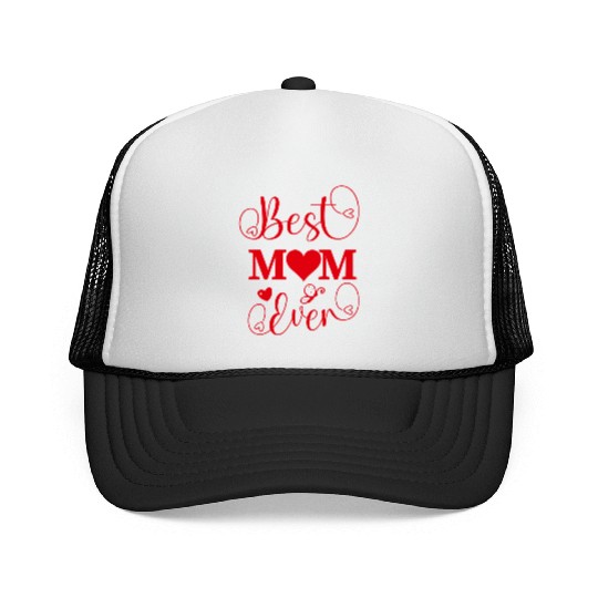 BEST Mom Tail-Design, mother's day Trucker Caps