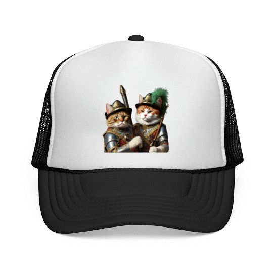 Conquistador Kitties Trucker Caps