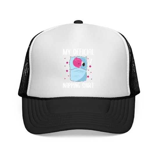 My Official Napping Trucker Caps Flamingo Gift