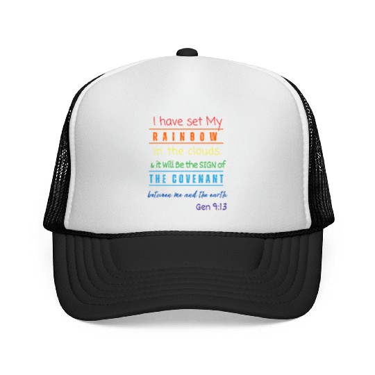 Rainbow, Chroma, Spectrum Splash, Colorburst Trucker Caps