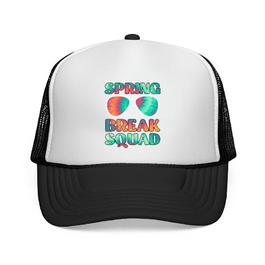 Spring Break Squad Summer Vacation Spring Break Trucker Caps