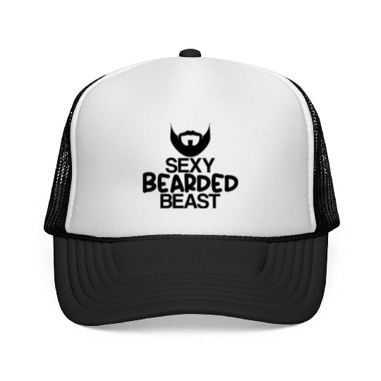 Sexy Bearded Beast 4 Trucker Caps