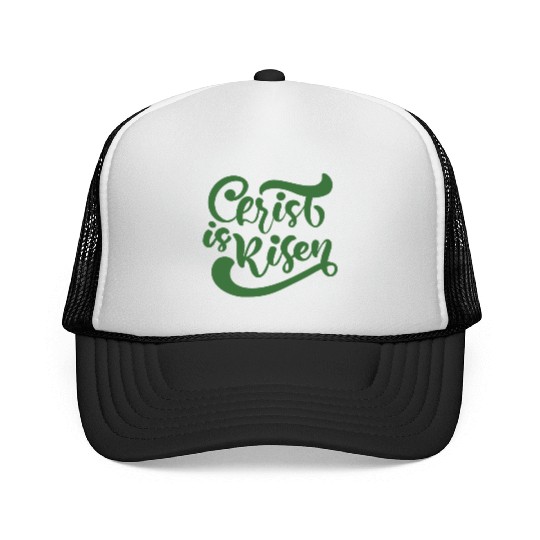 He Is Risen Religious Easter Trucker Caps