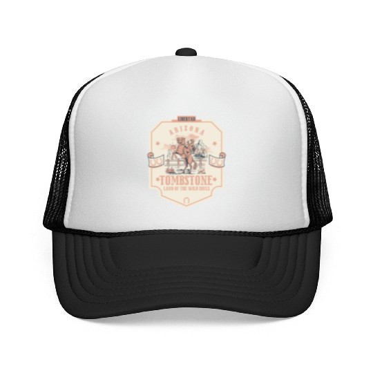 tombstone Arizonna wild west town Trucker Caps
