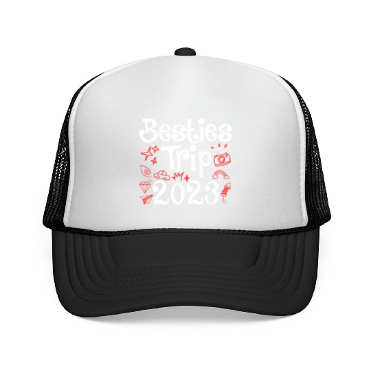 Besties Trip 2023 Summer Vacation Spring Break Trucker Caps