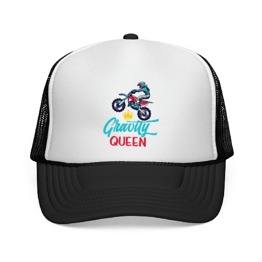 Motocross Gravity Queen Trucker Caps