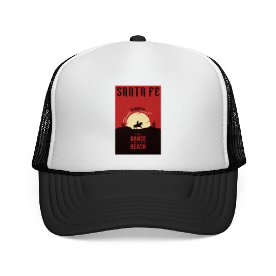 Santa Fe New Mexico wild west town Trucker Caps