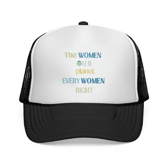Embrace Equity Happy Women's Day Trucker Caps