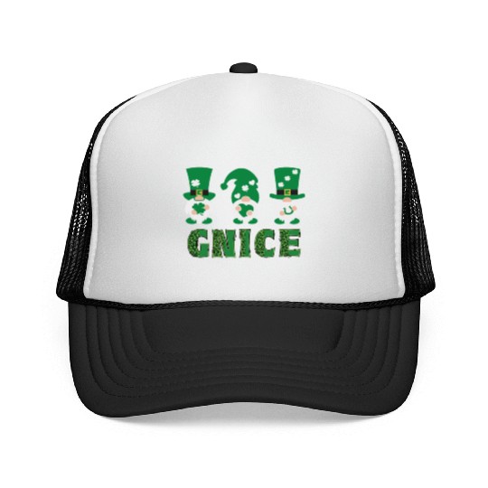 Garden Gnomes Gnome Lover Funny Gnome Gardening Trucker Caps