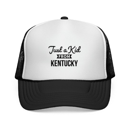 Just A Kid From Kentucky, Kentucky funny memes Trucker Caps