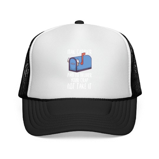 Postal Worker Mail Lady Mail Carrier Postal Trucker Caps
