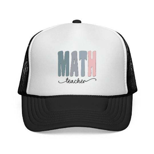 Math Teacher Gift Matching Teacher Squad Trucker Caps
