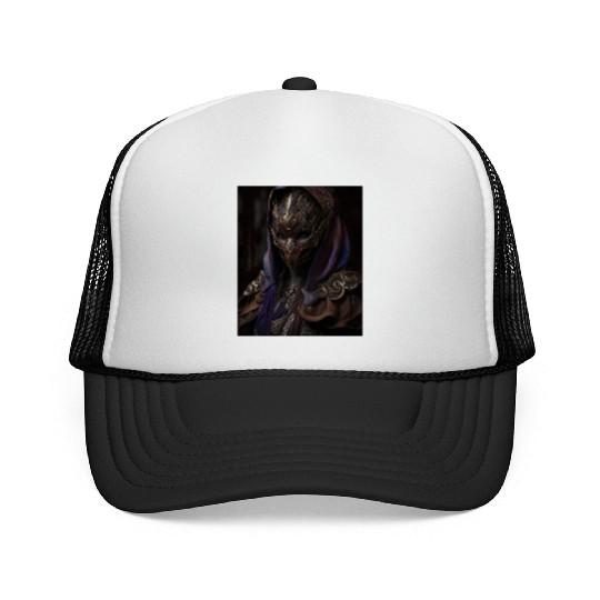 Dark Necromancer Trucker Caps