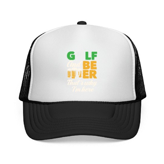 Golf Beer Trucker Caps
