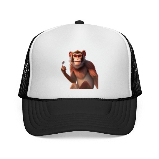 monkey Trucker Caps